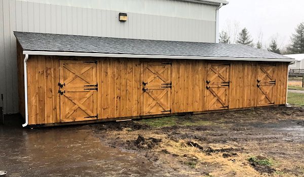 Lean-to Indoor Stalls Addition
