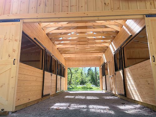 Custom Stall Front Inserts without Bars