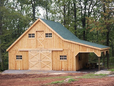 Amish Modular Horse Barn