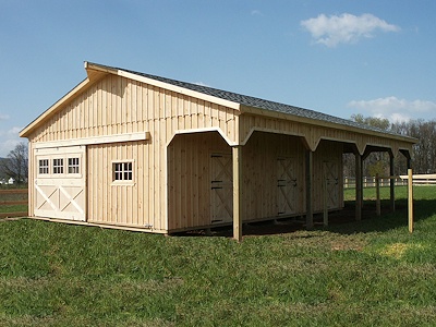 Custom Built Horse Barn