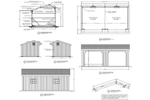 12'x24' Run-In Shed PDF Plan