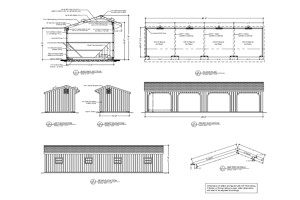 12'x48' Run-In Shed PDF Plan